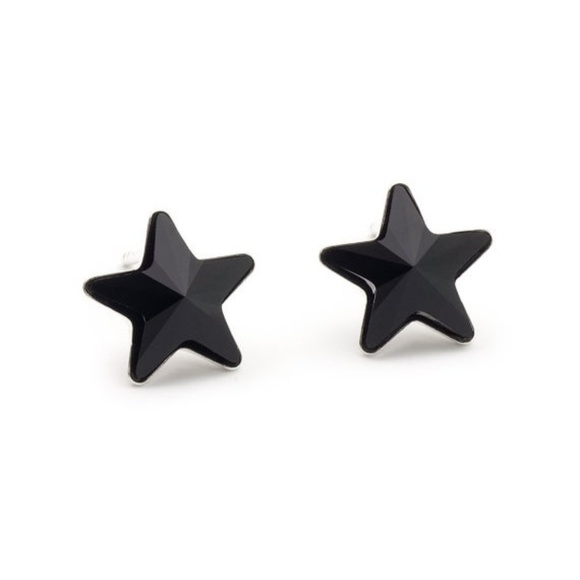 Jewelry - Sterling Silver Swarovski Star Studs